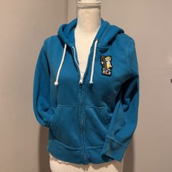 Blue Hollister Co. Surfer Beach Zip-Up
