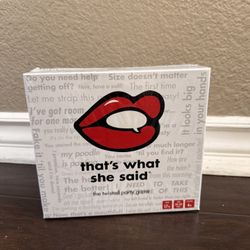 That’s What She Said Game - Brand New
