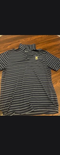 Under Armour HeatGear Polo Shirt XL Navy Striped