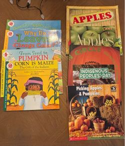 🍎 Classroom Home School Fall & Harvest Informational Book Bundle