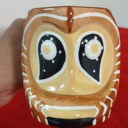 Tiki Owl Coffee Mug, MAI-KAI Hawaii  Ceramic Grog.