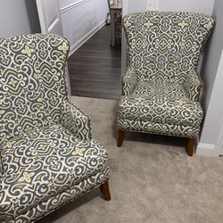 Pair Of Upholstered Chairs 