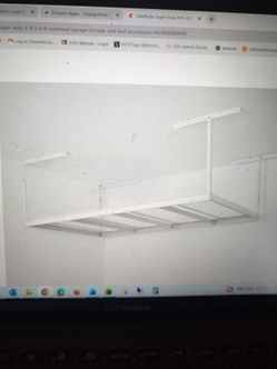 Overhead storage rack
