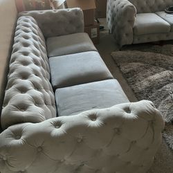 2 Piece Modern Couch Set
