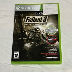 Fallout 3 Game Of The Year Xbox 360