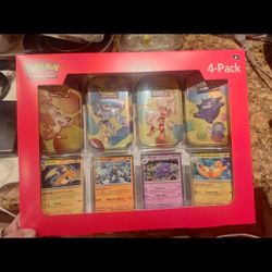BRAND NEW Pokemon Scarlet And Violet 151 Mini Tin 4 Pack (I Have 2)