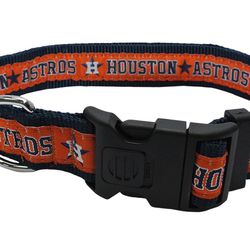 Oficial Astros Dog Collar Large