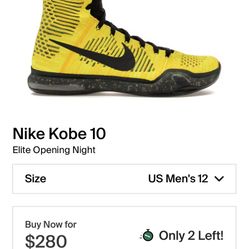Kobe 10 Elite Opening Night