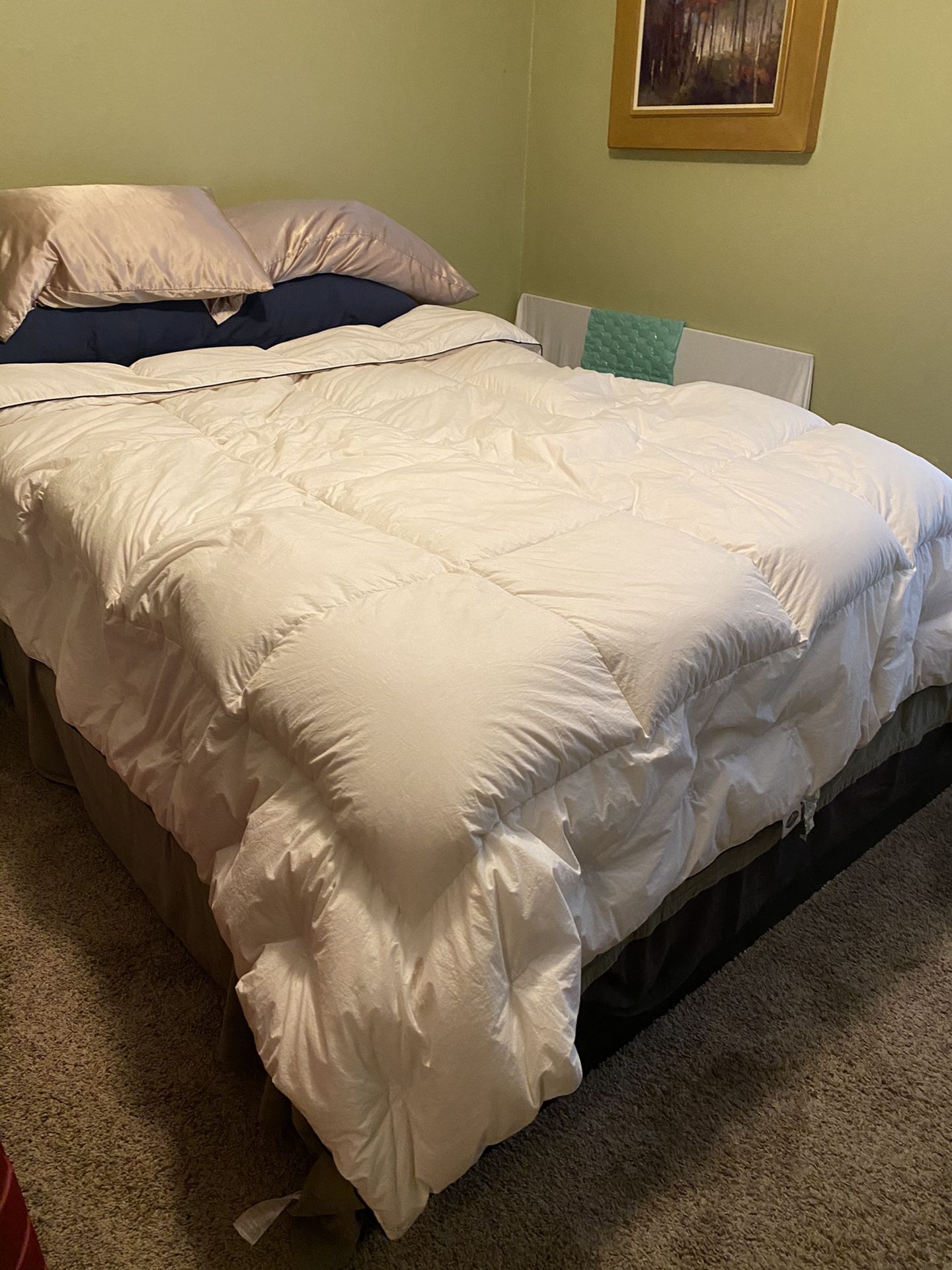 Full Sized Bed And Mattress Ikea, Gently Used