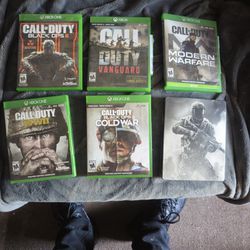 XBOX 1 CALL OF DUTY GAMES