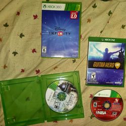 1 Xbox One Game And 3 Xbox 360 Games