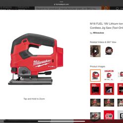M18 Milwaukee Jig Saw