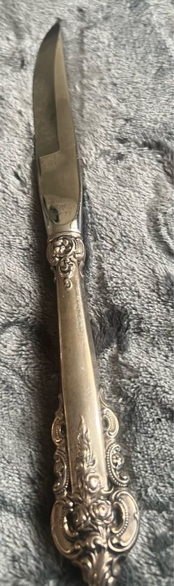 Grande Baroque by Wallace Sterling Silver individual Steak Knife 8