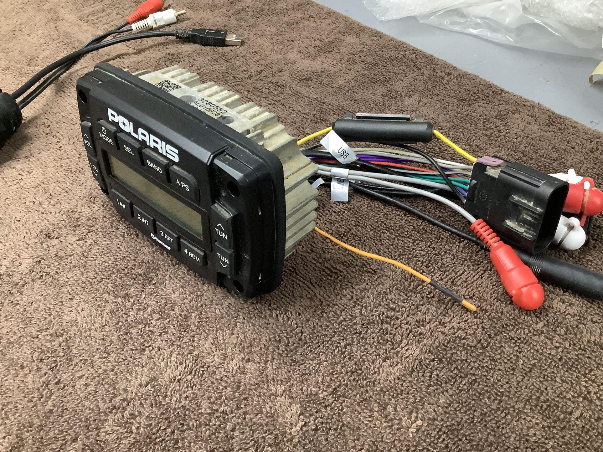 2014 Polaris 900xp Factory Stereo Audio & Speakers