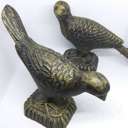 VINTAGE CAST IRON BIRDS