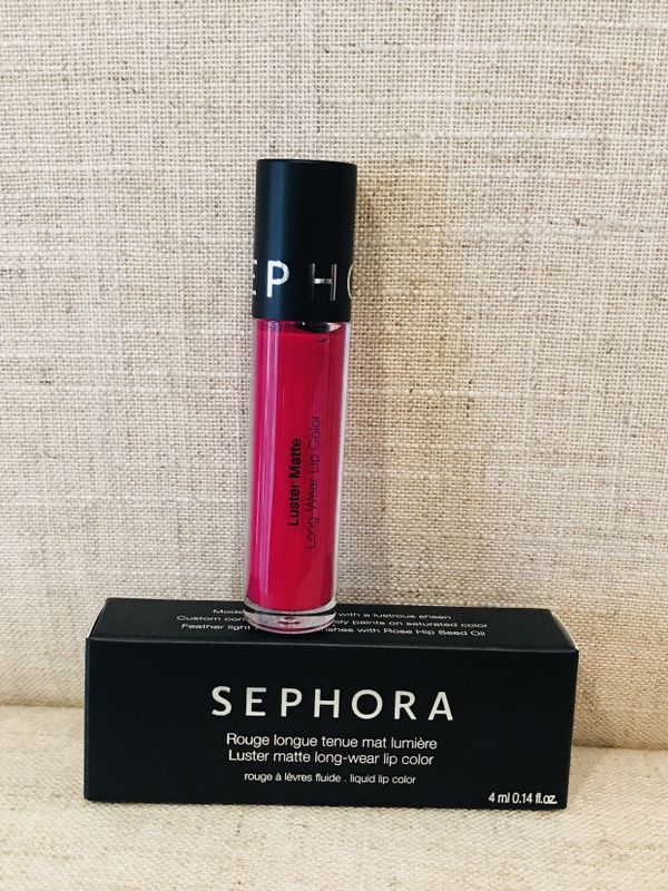 Sephora Liquid Luster Matte Long Wear Lip Color In Mulberry