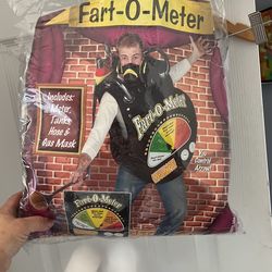 Brand New Fart Oh Meter Missing Gas Mask - Adult Size One Size Fits Most 