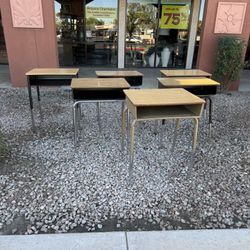 Small School Desk With Adjustable Legs