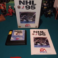 Sega Genesis Game "NHL 95" ( Vintage 1994 "