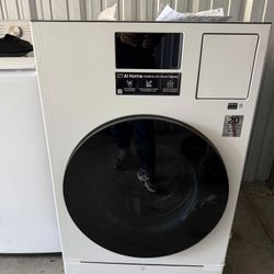 New Samsung Bespoke 5.3-cu ft Vented All-In-One Washer Dryer Combo with Steam Cycle ( Ivory )