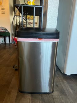 Sensor opening tall kitchen trash can