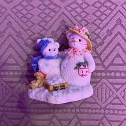 Cherished Teddy, Frosty, and Aurora 2000