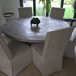 Set of 6 Ashley dining chairs 
