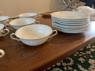 Set Of Nine Cups And Saucers