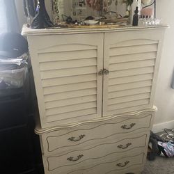 Dresser , Armoire And Tall boy Dresser 