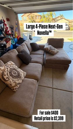 Couch Large 4-Piece Next-Gen Nuvella™
