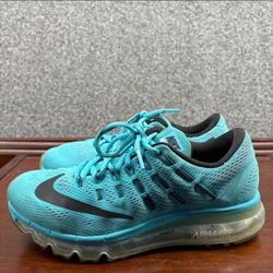 Nike Air Max 2016 Blue Running Shoes Womens US 7.5