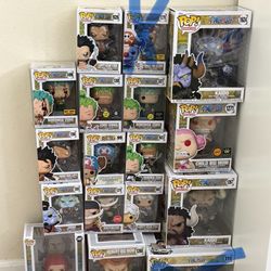 One Piece/ Attack On Titans Funko Lot 