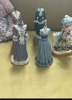 Collectible Doll Set And Bear 