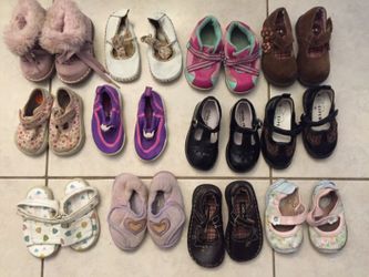 Huge lot of girls shoes size 5-5.5