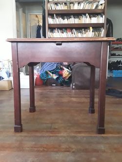 Solid Oak table, vintage