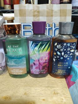 Bath & Body Works body washes $8 each