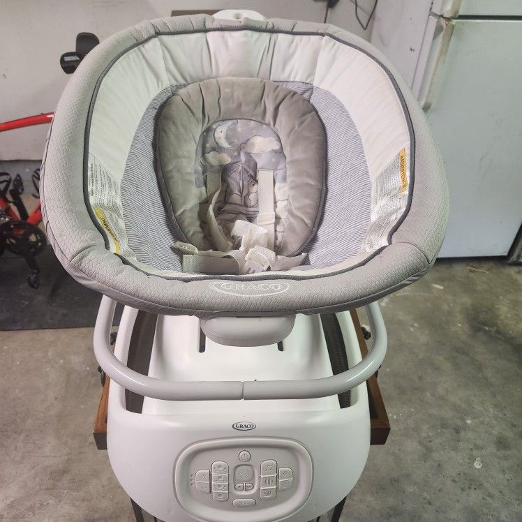 Graco Sense2Soothe Baby Swing with Cry Detection Technology, Grey, Infant
