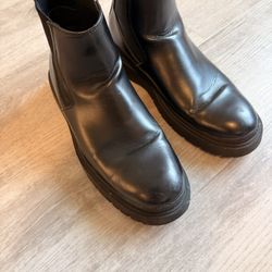 ZARA Black Boots | Size 8 In Men