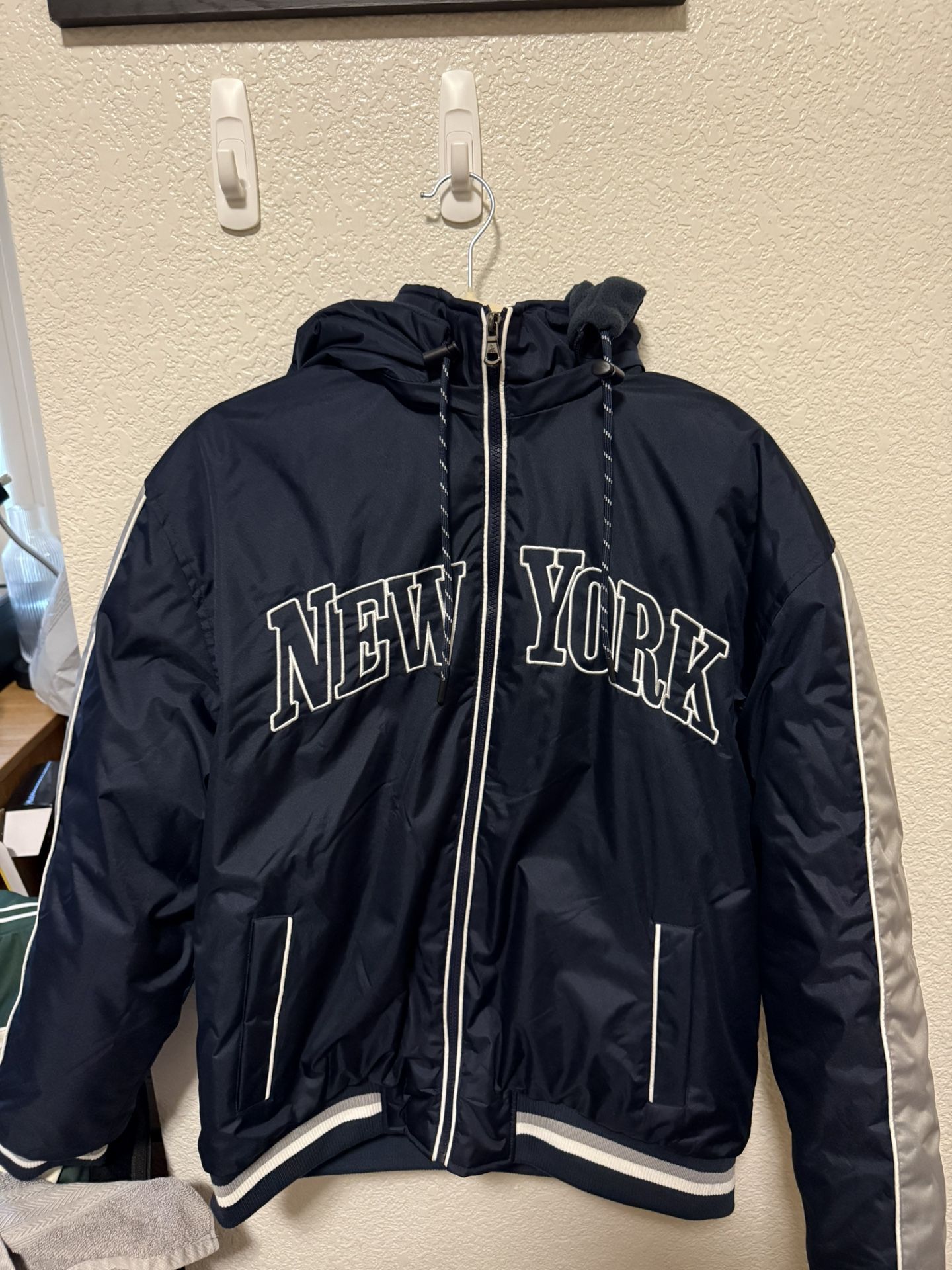 New SPIRE NEW YORK FLEECE LINED BOMBER JACKET