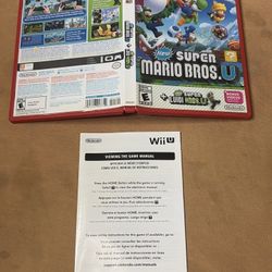 New Super Mario Bros. U + New Super Luigi U CASE And Insert ONLY