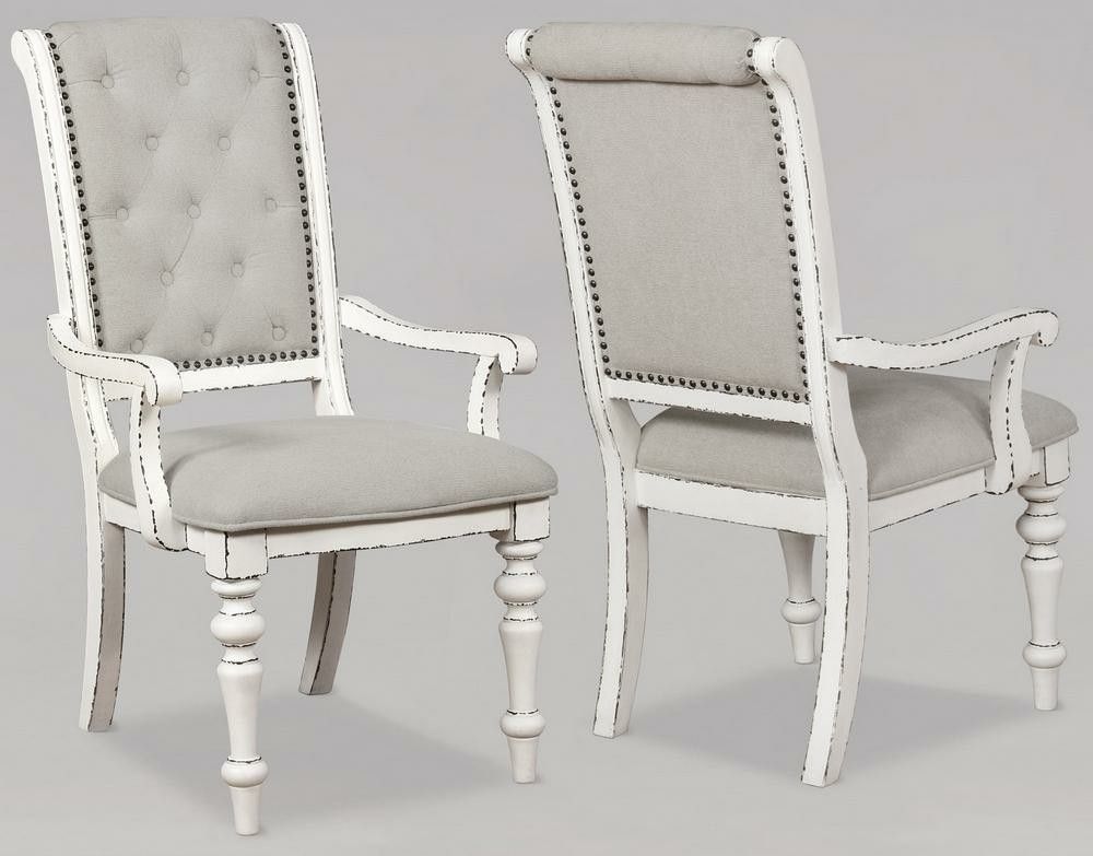 Bardot White/Brown Extendable Dining Set
