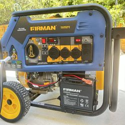 Firman Generator Tri fuel  7500w