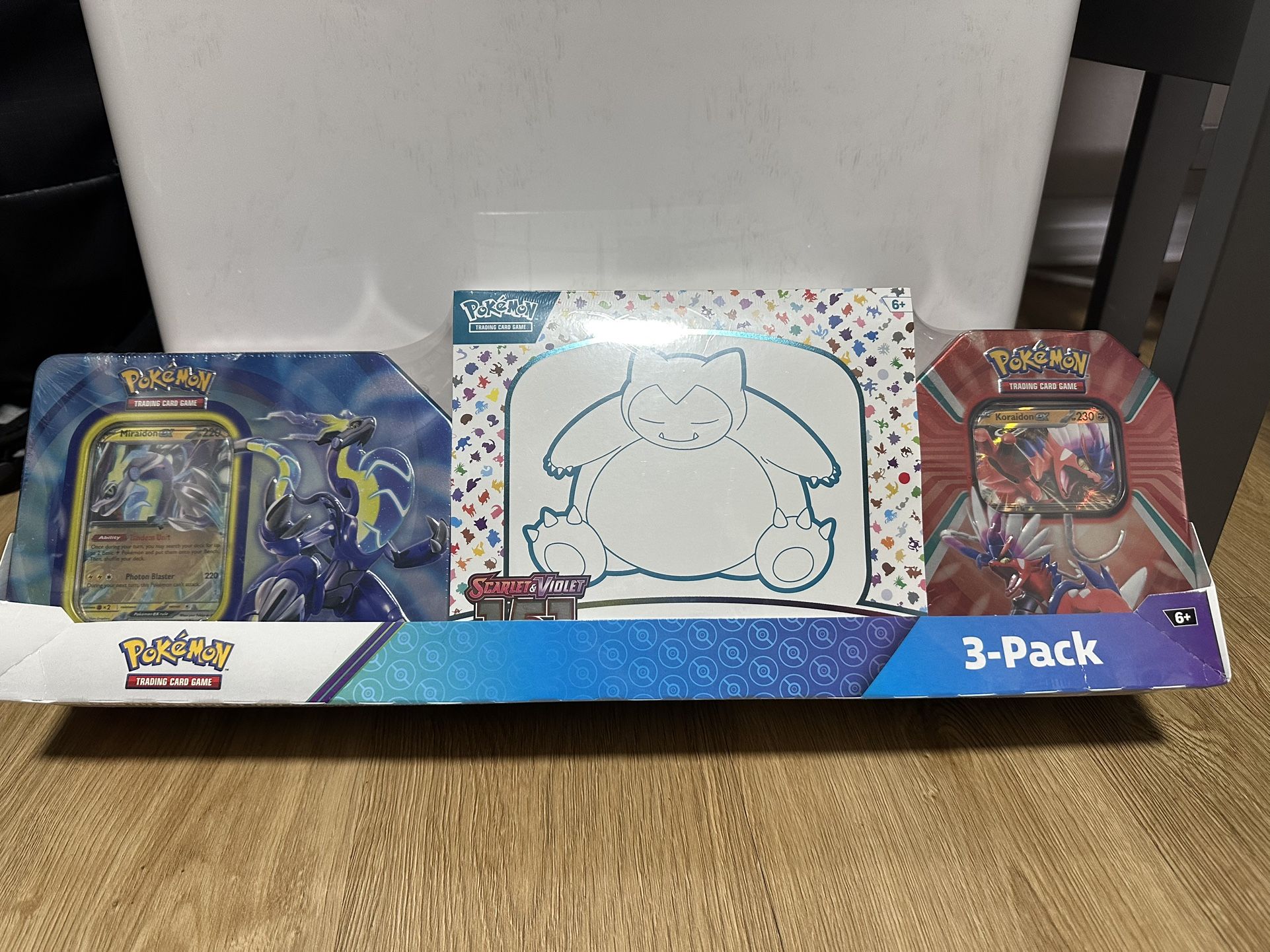 Costco Pokemon Collector 3-Pack: Scarlet & Violet 151 ETB + Paldea Legends Tins - Miscellaneous Cards & Products (MCAP)