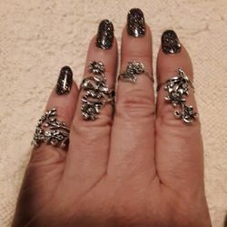 Rings, Set Of 4...size 6