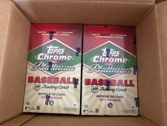 2025 Topps Chrome Platinum Baseball Hobby  Lot of 8