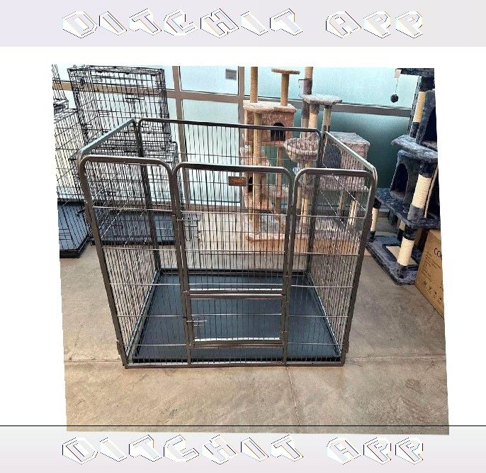 summer walk Firm Metal Dog Crates - Stable and Secure