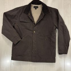 Dunbrooke Men's Workwear Canvas Quilted Lined Jacket -Medium with Budweiser Logo