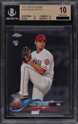 2018 Topps Chrome Shohei Ohtani #150 BGS 10 pristine