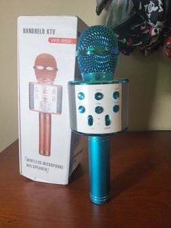 Handheld KTV WS-858 Wireless Microphone HiFi Speaker - Captain's Treasure!"