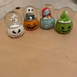 Disney Nightmare Before Christmas Globes 